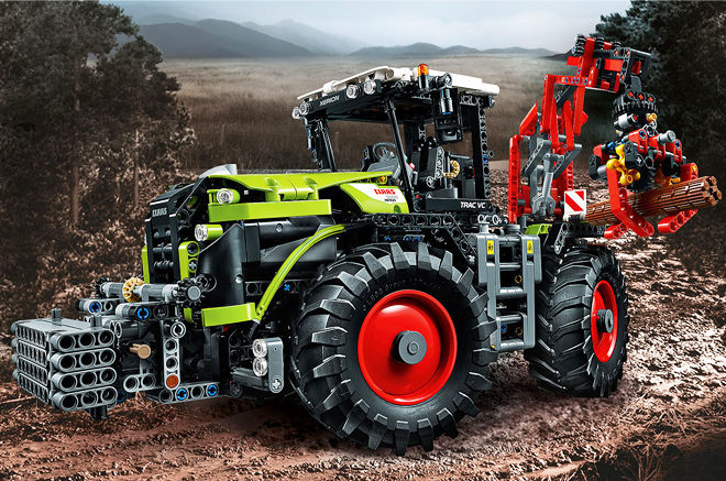lego claas xerion trac building kit