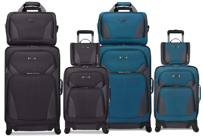 *HOT* $74.99 (Reg $260) 4-Piece Spinner Luggage Set + FREE Pickup