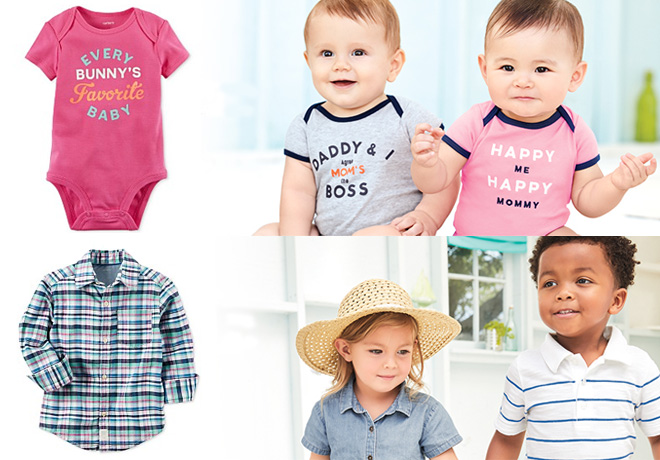 *HOT* $4.99 (Reg $12) Carter's Baby Bodysuits & More + FREE Pickup