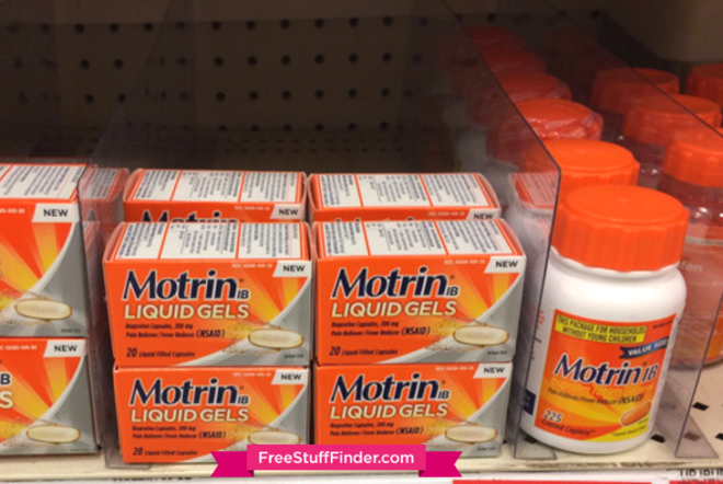 $2.14 (Reg $4.19) Motrin Liquid Gels at Target