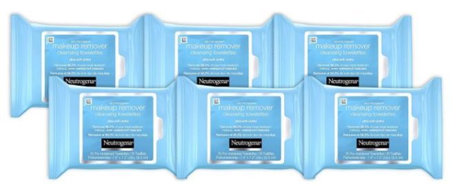 $14.36 Neutrogena Makeup Remover Towelettes 6-Pack + FREE Shipping