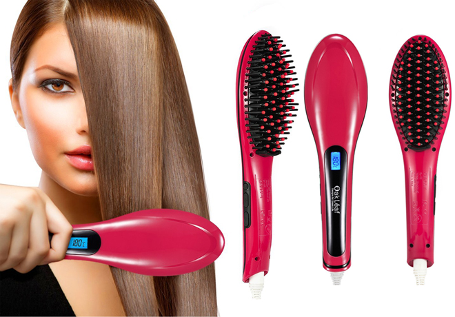*HOT* $16.99 (Reg $80) Hair Straightening Brush (Lowest Price!)