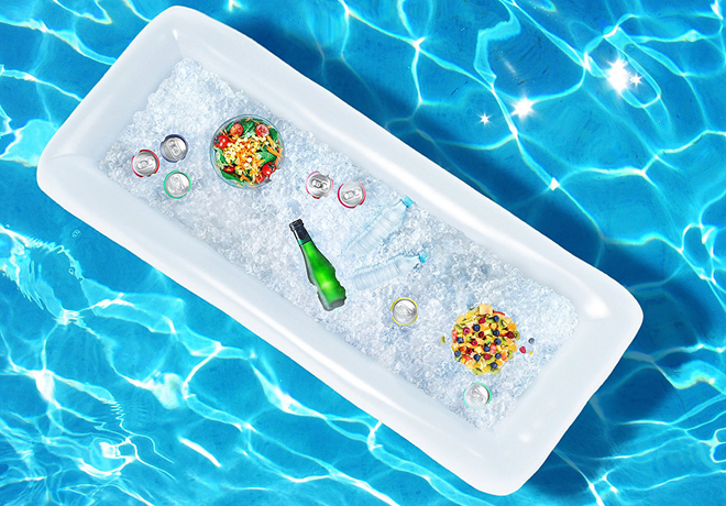 $8.99 (Reg $25) Inflatable Pool Serving Bar