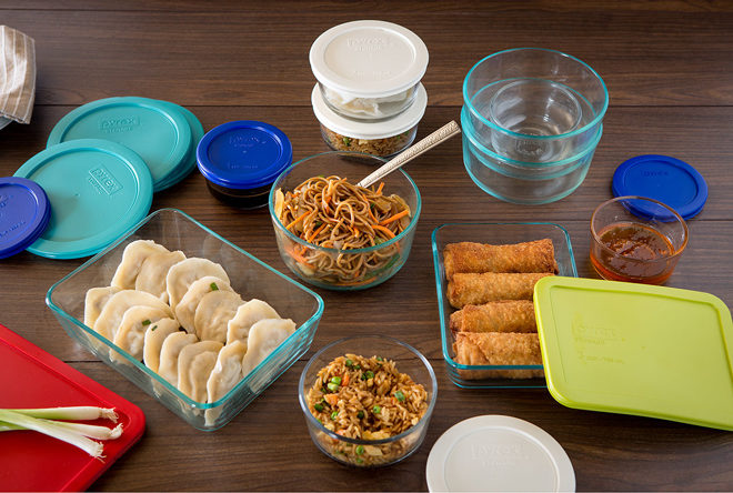 *HOT* $19.99 (Reg $80) Pyrex 22-Piece Food Storage Container Set + FREE Pickup