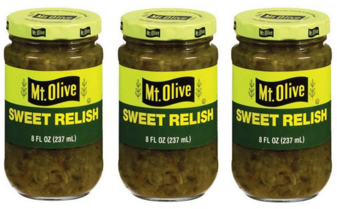 *HOT* $0.60 (Reg $1) Mt. Olive Relish at Target