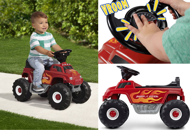 $49.97 (Reg $90) Radio Flyer Monster Truck Ride-On + FREE Shipping