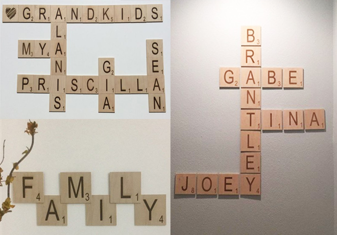 scrabble engraved blocks