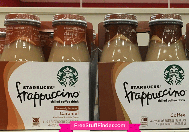 $4.22 (Reg $6) Starbucks Frappuccino 4-Pack at Target