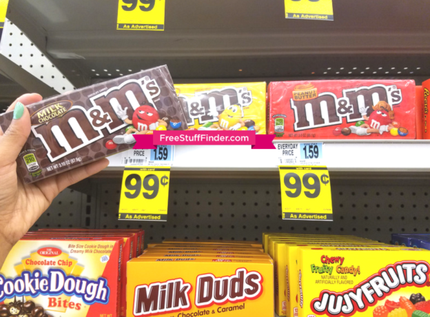 *HOT* $0.49 (Reg $1.59) M&M's Theater Box Candy at Rite Aid