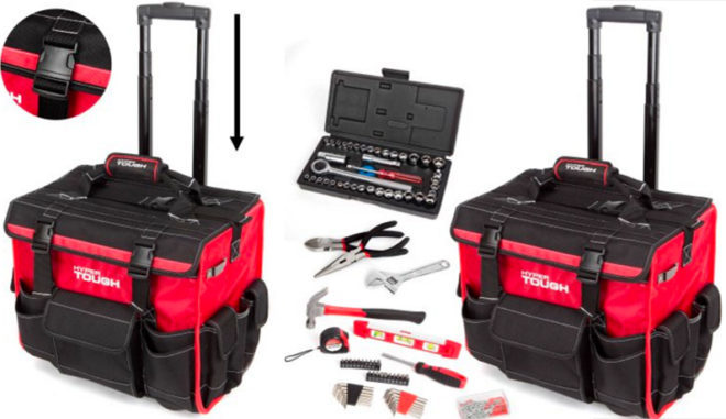$89 (Reg $129) 174-Piece Tool Set with Trolley Bag + FREE Shipping
