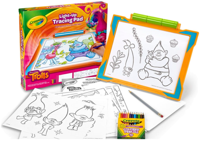 $19.97 (Reg $30) Crayola Trolls Light-up Pad