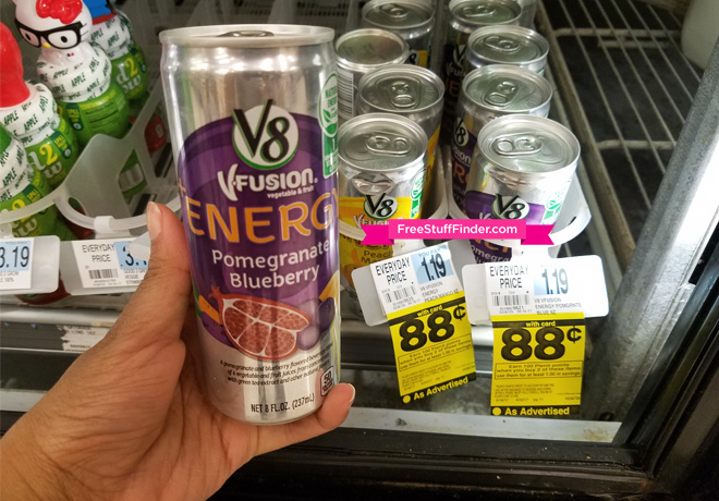 FREE V8 Energy Drink at Rite Aid + $0.12 Moneymaker