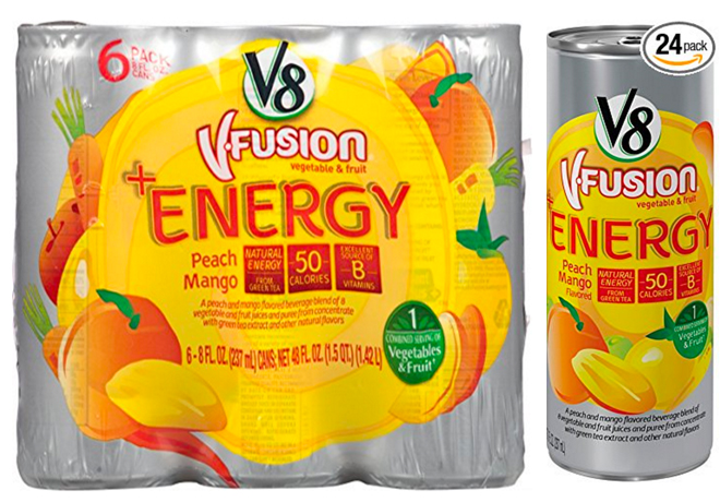 $11.34 (Reg $16) V8 + Energy Drink + FREE Shipping ($0.47 Per Can!)
