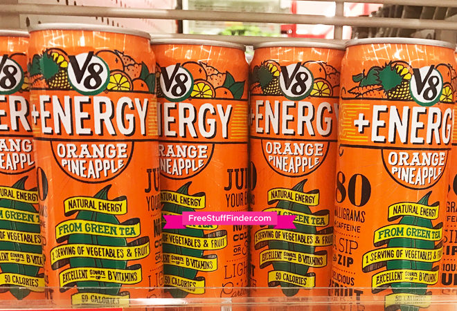 $1.77 (Reg $4.19) V8 Fusion +Energy 6-Pack at Target