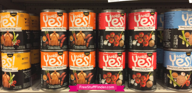 *HOT* FREE Campbell's Well Yes! Soup at CVS