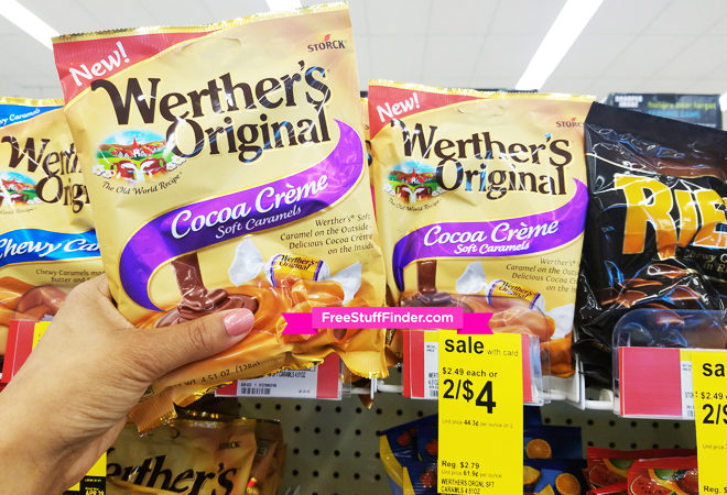 $0.75 (Reg $2.69) Werther's Original Cocoa Creme Candy at Walgreens