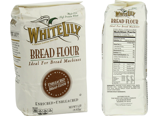 $2.64 White Lily Unbleached Bread Flour + FREE Shipping