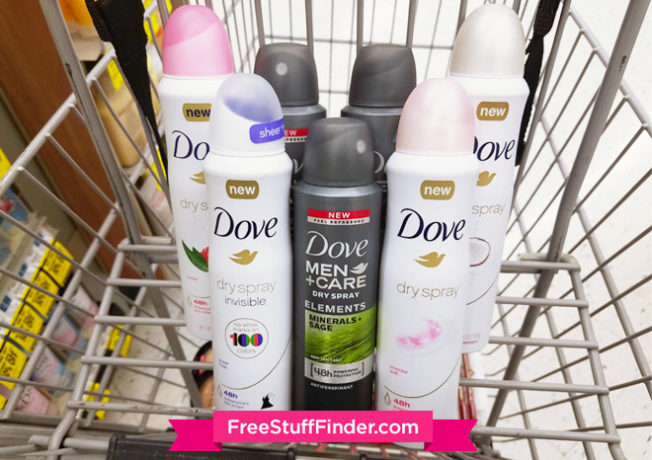 *HOT* $0.74 (Reg $8) Dove Dry Spray Deodorant at Rite Aid