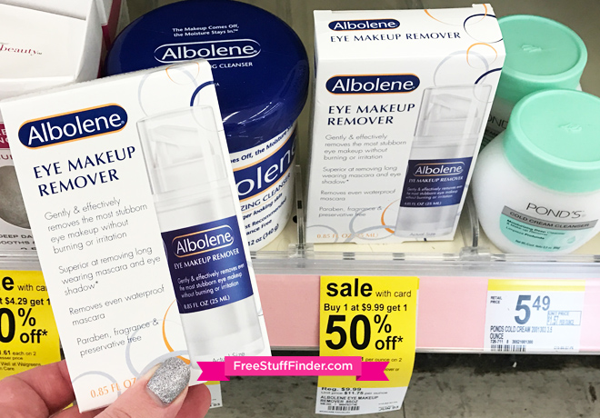 *HOT* $2.50 (Reg $10) Albolene Eye Makeup Remover at Walgreens