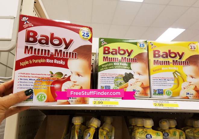 $1.64 (Reg $3) Baby Mum-Mum Rice Rusks at Target (Print Now!)