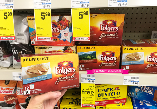 *HOT* $0.38 Per K-Cup Folgers Gourmet K-Cups at CVS