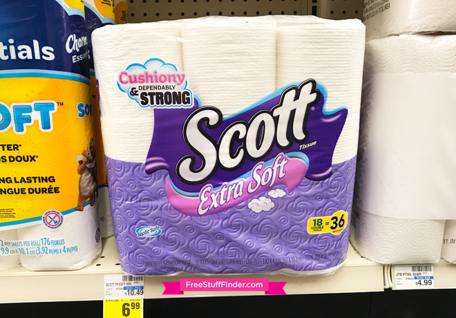 *HOT* $0.28 Per Roll Scott Bath Tissue at CVS