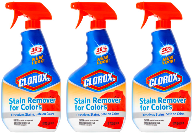 FREE Clorox 2 Stain Remover Spray at Walmart + $1.25 Moneymaker (Print NOW!)