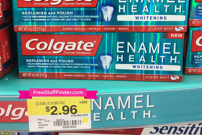 $1.21 (Reg $3) Colgate Enamel Health Toothpaste at Walmart (Print Now!)