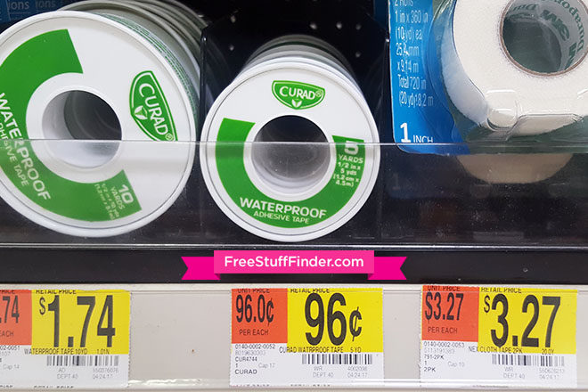 FREE Curad Waterproof Adhesive Tape at Walmart + Moneymaker