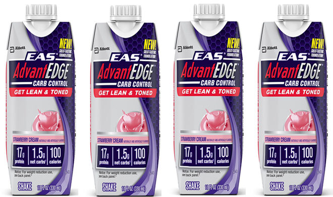 FREE Sample EAS AdvantEDGE Carb Control Shake (First 30,000!)