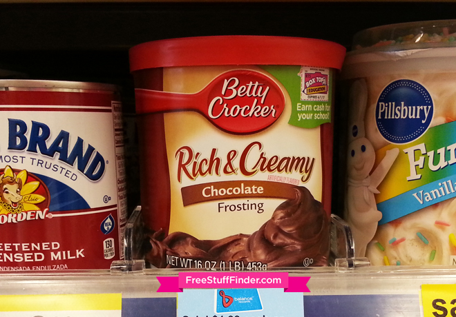 FREE Betty Crocker Frosting at Walgreens