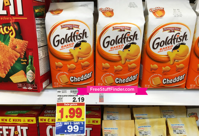 *HOT* 5 FREE Pepperidge Farm Goldfish Crackers at Kroger