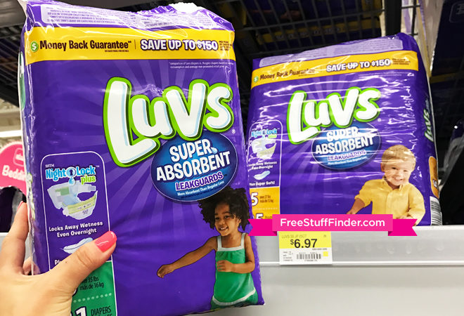 HURRY! FREE Luvs Diapers Jumbo Pack + FREE Pickup