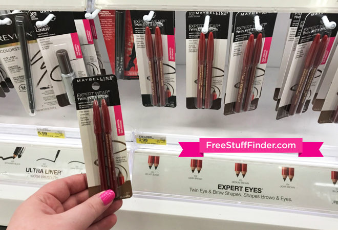 $0.99 (Reg $3) Maybelline Brow & Eye Pencils Twin Pack at Target (Print Now!)