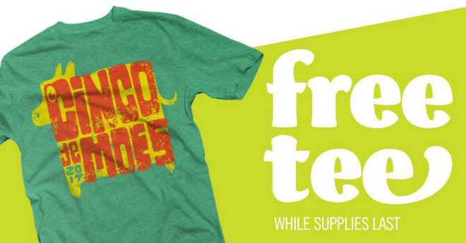 Moe's Free Tee