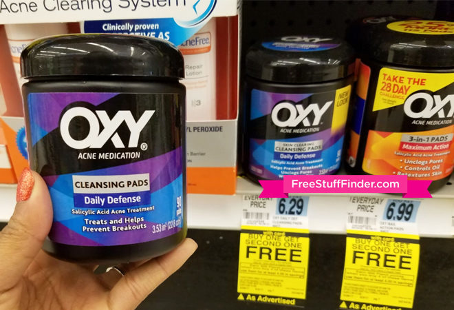 FREE Oxy Cleansing Pads or Acne Sticks at Rite Aid