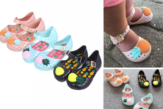 $13.99 (Reg $50) Pretty Pineapple Toddler Sandals