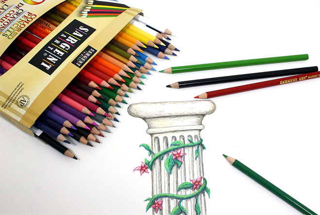 $5.14 (Reg $25) 50-Pack Colored Pencils