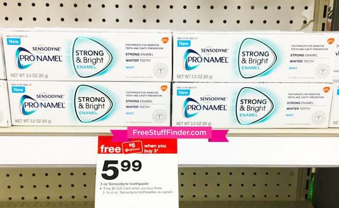 $2.09 (Reg $6) Sensodyne ProNamel Toothpaste at Target