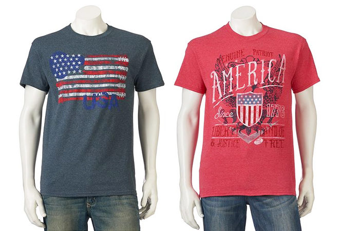 *HOT* $2.55 (Reg $10) Men's Patriotic Shirts + FREE Pickup