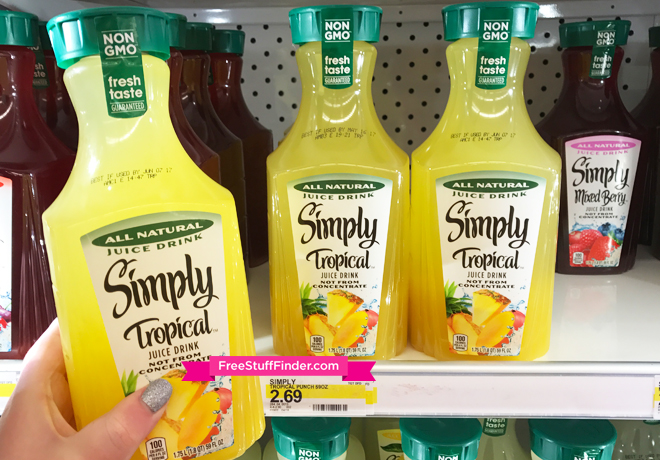 $1.94 (Reg $3) Simply Lemonade or Juice Drinks at Target (Print Now!)