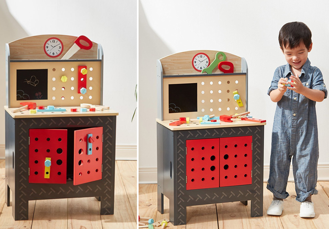$70.50 (Reg $189) Kids Foldable Wooden Workbench + FREE Shipping