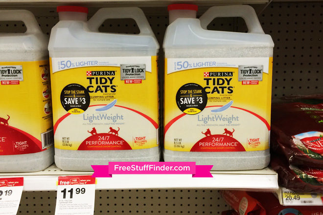 $5.30 (Reg $12) Tidy Cats Lightweight Cat Litter at Target (Print Now!)