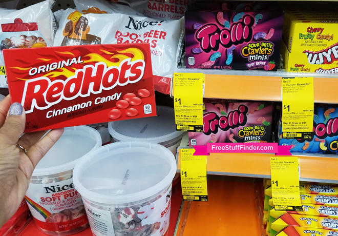 FREE Trolli, Jujyfruits, Red Hots & Lemonheads Candy at Walgreens (Last Day!)