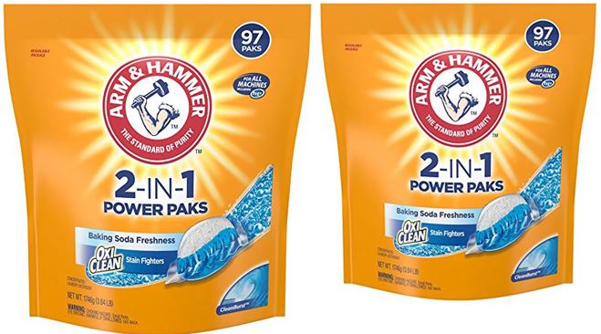 $8.27 Arm & Hammer Laundry Detergent Power Paks