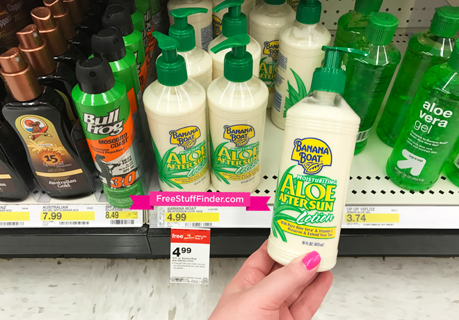 FREE Banana Boat After Sun & Off Insect Repellent at Target + $1.02 Moneymaker