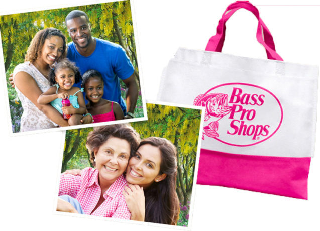 FREE 4x6 Mother's Day Photo + FREE Tote Bag at Bass Pro Shop (5/13 - 5/14 Only)