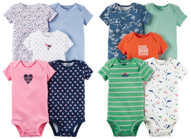 *HOT* $7.99 (Reg $26) Carter’s Bodysuit 5-Pack (Only $1.60 per Bodysuit!)