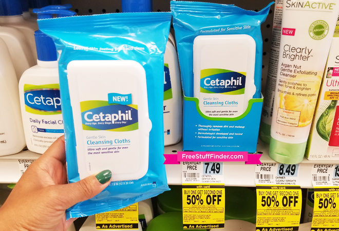 *HOT* $0.11 (Reg $7.49) Cetaphil Cleansing Cloths at Rite Aid (Print NOW!)