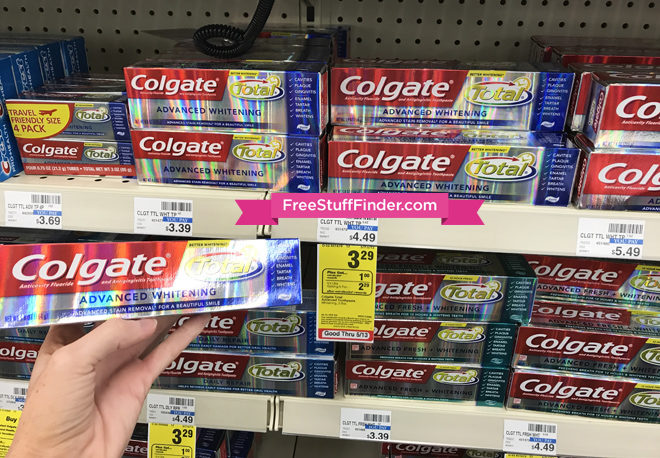 *HOT* FREE Colgate Total Toothpaste at CVS + $0.51 Moneymaker